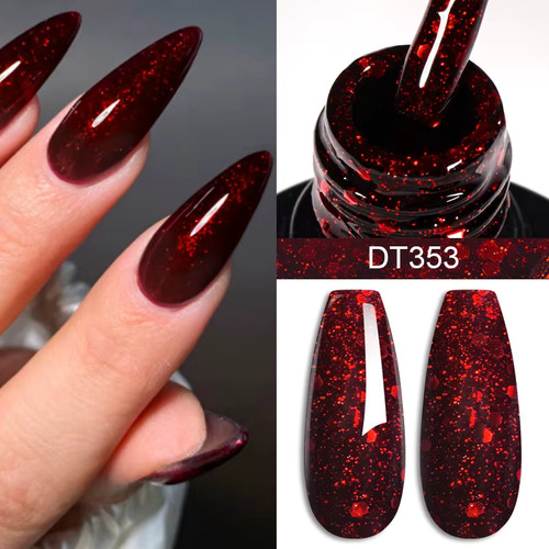 Meet across 7ml red gel - meet, nail
