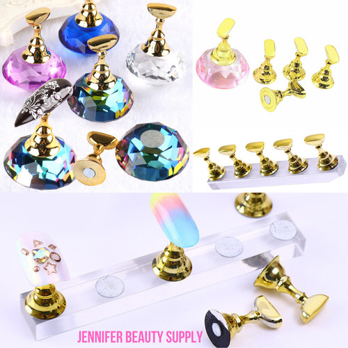 Crystal magnetic manicure nail - magnetic,
