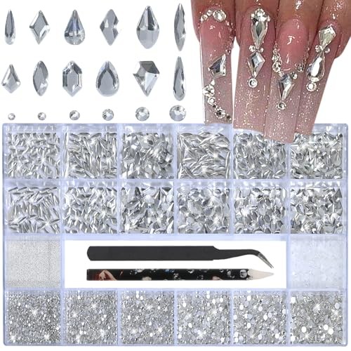 Nail art rhinestones 12 - nail,