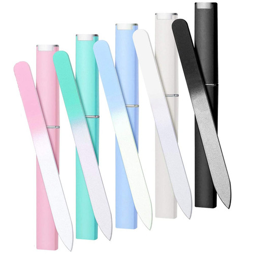 Pack glass nail - files, with
