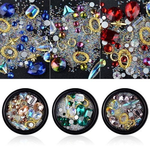 Acrylic pearl nail charms - acrylic,