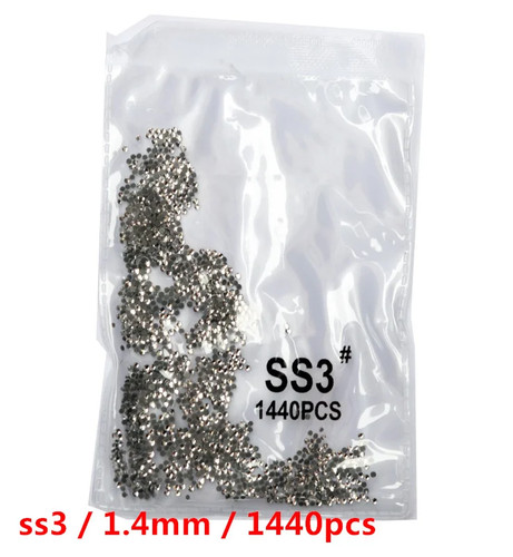 Ss3 ss8 1440pcs clear - ss3-ss8,