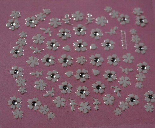 Nail stickers beautiful - 3d,