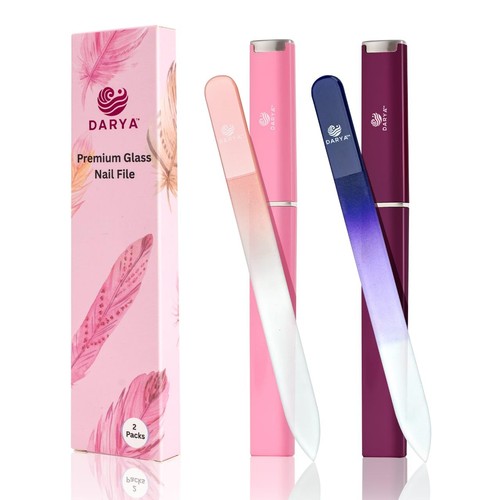 Darya crystal glass nail file - crystal,