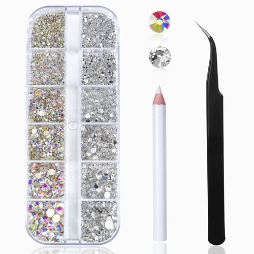 Nail art rhinestones kit - nail,