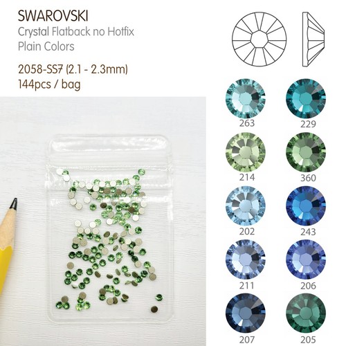 Swarovski 2mm 144pcs - swarovski, 2.2mm-144pcs