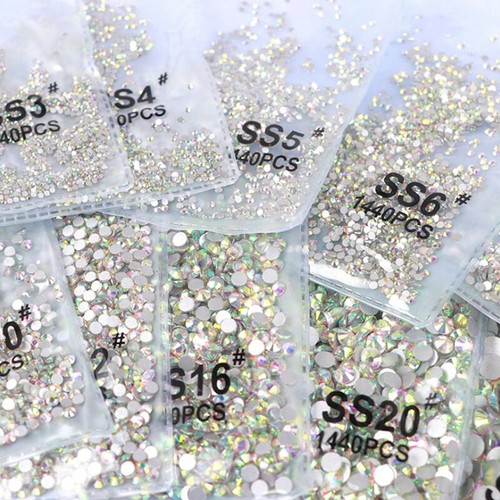 1440pcs crystal rhinestones - crystal, ab