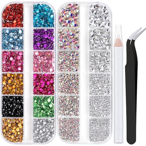 Crystal nail rhinestones - nail,