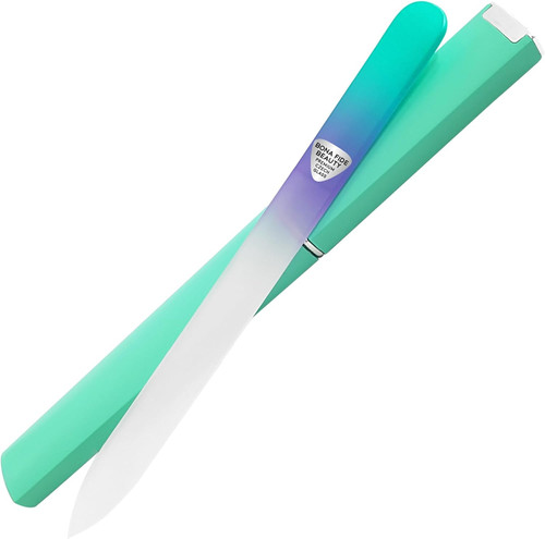 Czech glass nail file - czech,