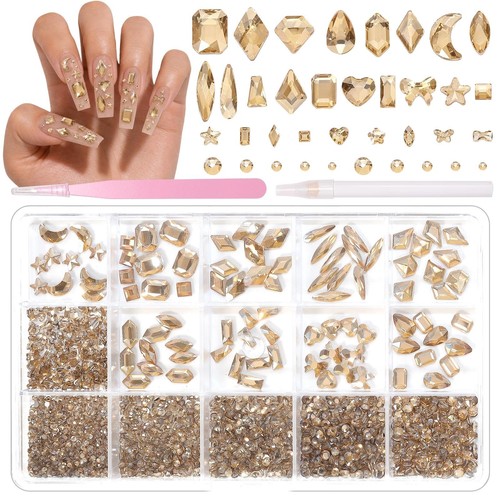 Champagne gold flatback - gold,