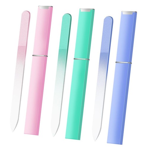 Crystal glass nail file - crystal,